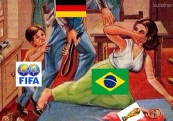 Goleada a Brasil cortesía de Alemania